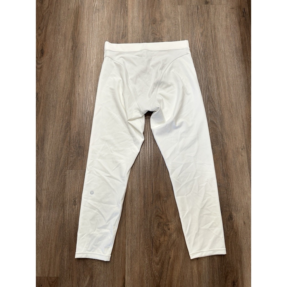 Lululemon‎ Tights Womens 10 White Wunder Train Aerobic High Rise Twill Stretch